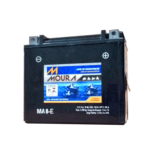 Bateria Moura Moto 8,6Ah – MA8,6-E – Selada